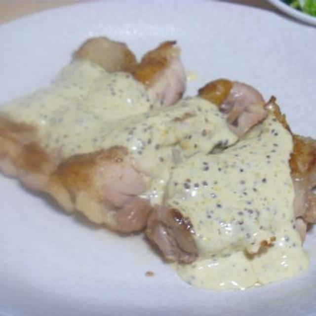 カリカリチキン♪粒マスタードソース