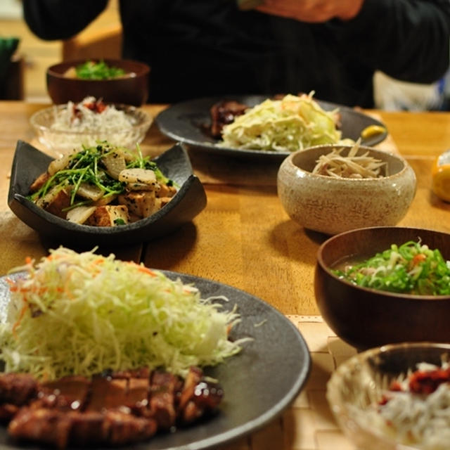 いつものトンテキな晩ごはん
