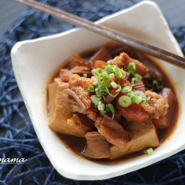 名古屋めし！豆腐入りどて煮