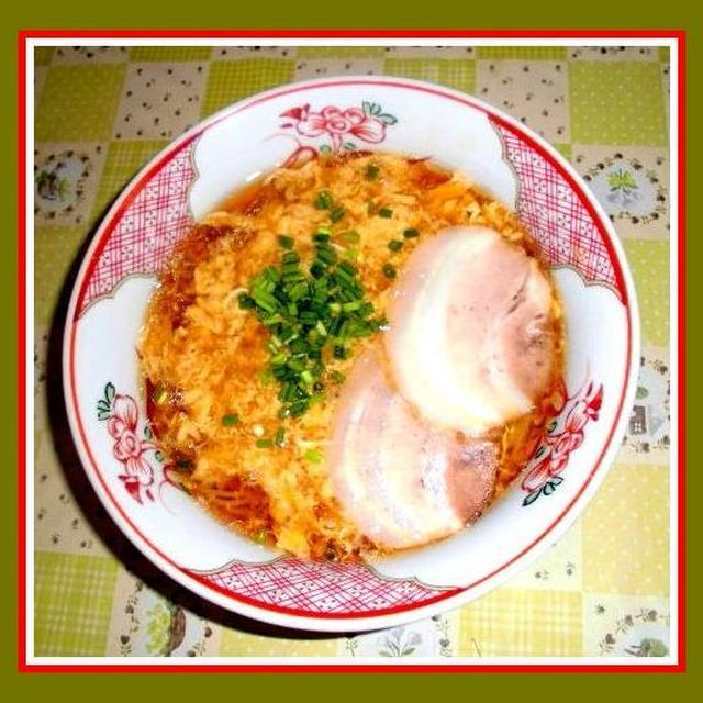朝から掻き玉ラーメン