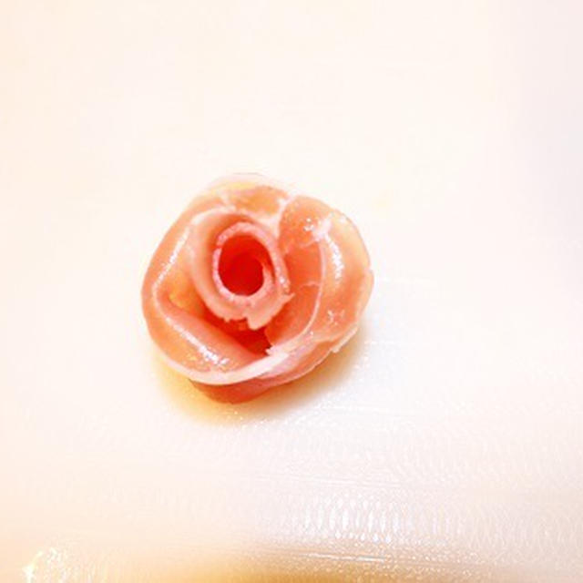 生ハムでバラを作る By 和田 良美さん レシピブログ 料理ブログのレシピ満載