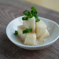 材料３つ！長芋の梅しそ和え♪ 簡単切って混ぜるだけ。