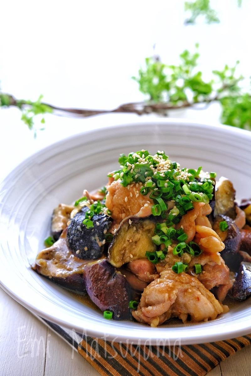 レンジで簡単！鶏肉となすのコク旨味噌マヨ