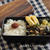 フライパンと電子レンジの同時調理☆なすのそぼろ炒めがメインのお弁当。