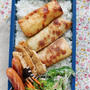 男子中高生弁当　派手弁と地味弁