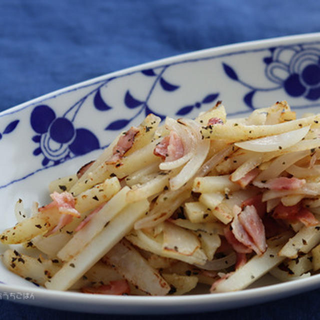 【減塩レシピ】バジル風味のハッシュドジャーマンポテト【スパイス大使】　