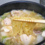 鍋☆餅&ラーメン入りの地鶏鍋