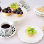 材料3つ！<超簡単>豆乳ホワイトチョコクリームdeぶどうタルト♡