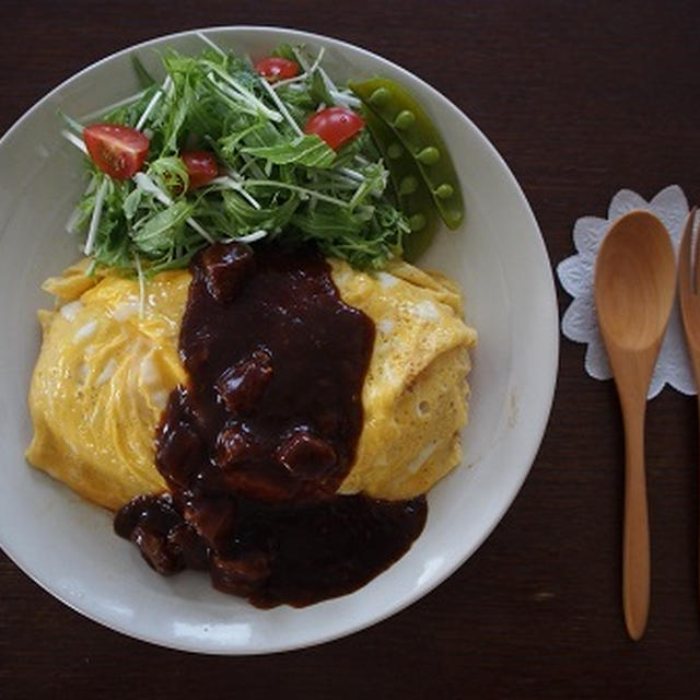 ♪ホムパリスープ de ごちそうオムライス＆おしゃれなカレーパン♡