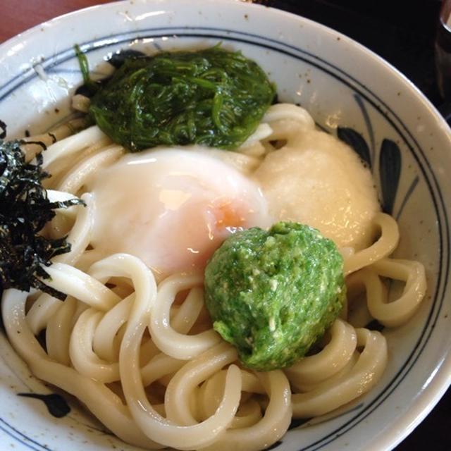 月見さんとろ梅うどんの梅抜き