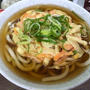 鶴橋の「都そば」でかき揚げうどん