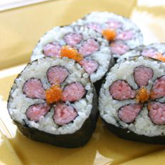 お花のお寿司