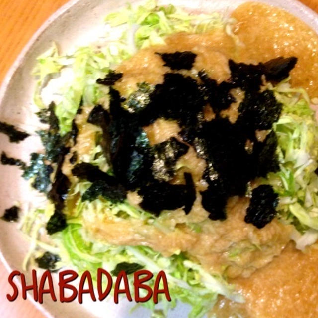 材料2つ♪お代わりしたくなる♪春キャベツのとろろサラダ