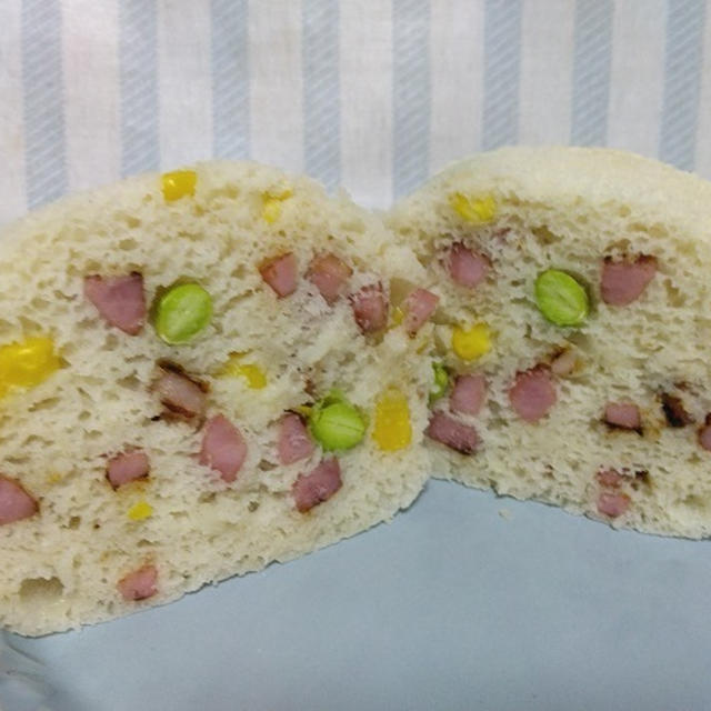 子供が喜ぶ枝豆コーン蒸しパン