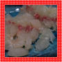 昨日の夕食　『鯛の刺身・ネギま鍋・天ぷら』