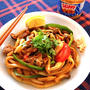 ピーナツバターちょい足しで「タイ風焼きうどん」