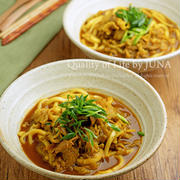 カレーパンとクレープの動画を期間限定公開してます／牛だしカレーうどん