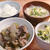 豚肉となすの中華炒めと白菜サラダ定食