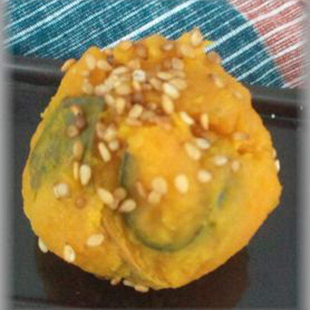 超簡単「かぼちゃ茶巾絞り」　