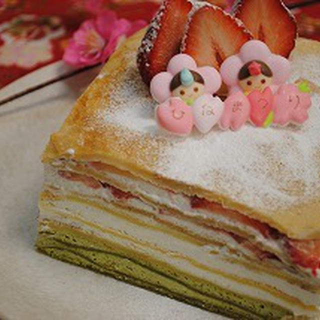 ホットケーキミックスで ひな祭り ひし餅 ミルクレープ By 四万十みやちゃんさん レシピブログ 料理ブログのレシピ満載