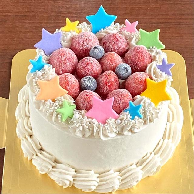 【大豆アレルギー対応ケーキ】28品目不使用スイーツでお誕生日パーティ♪