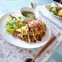 オム焼きそば♪旦那さんとの二人ランチ