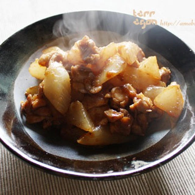 鶏大根のこっくりオイスター煮込み