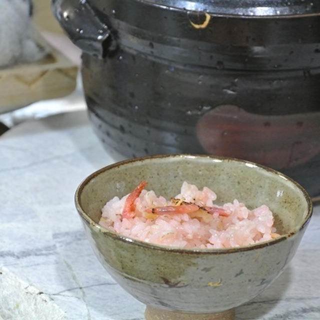 桜エビとしょうがの炊込みご飯