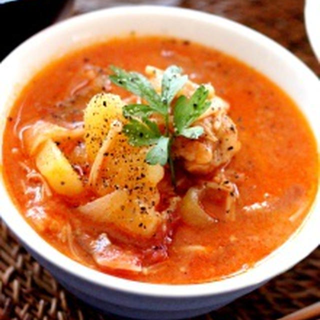 塩麹で美味しい～トマト煮込み♪