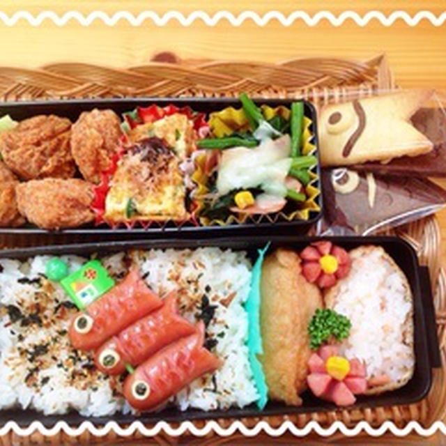 こいのぼり弁当♪…たかが練習試合、されど（笑）