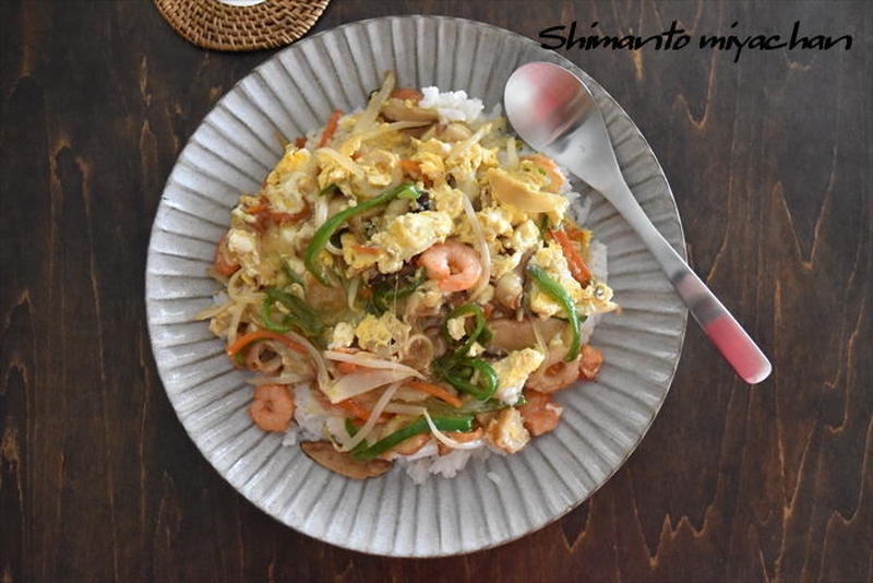 冷蔵庫の掃除に♪残り野菜で作る！簡単めんつゆ丼