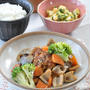 根菜でボリューム感が出る◎根菜と肉だんごの甘酢炒めの献立
