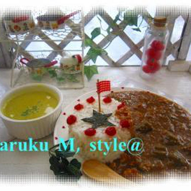 ネバネバ和風カレー＆低カロリー麺（カツオ風味♪）