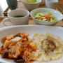 ダッフィーとシェリーメイのパスタ、昨日の昼ごはん#本日のおうちごはん