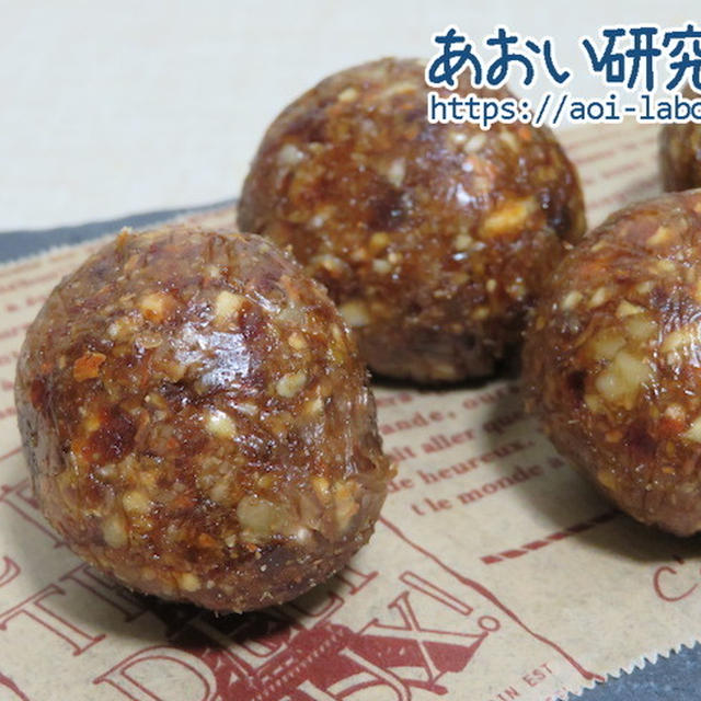 料理日記 20 / タマリンドデーツボール