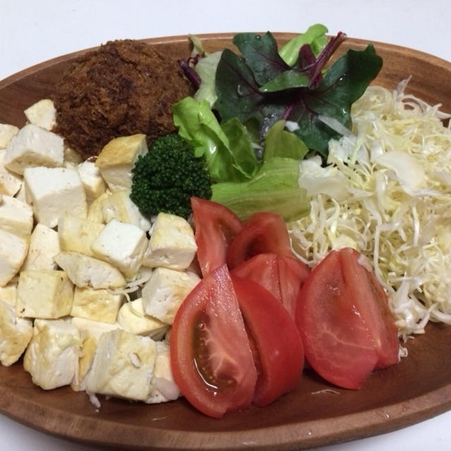 メンチとワンプレートご飯♪♪