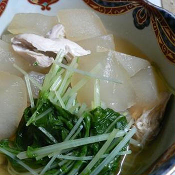 冬瓜とササミの炊き合わせ