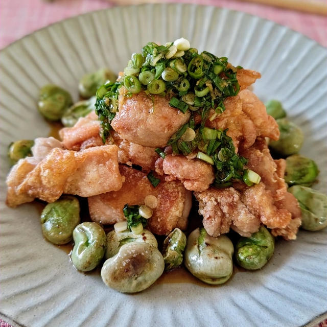 あっさり美味しい！油淋鶏を白だしで♪