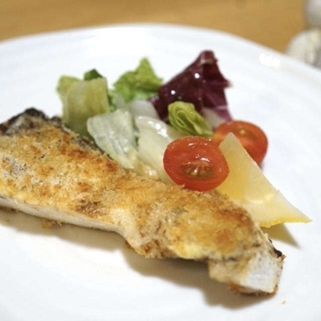 ブリのパン粉焼き☆