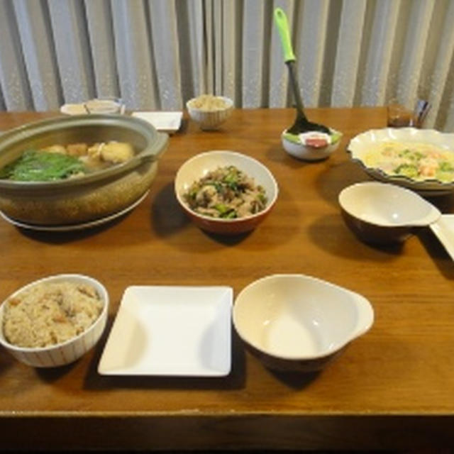 １月１８日の夕飯　***　２日目おでんは不人気　***