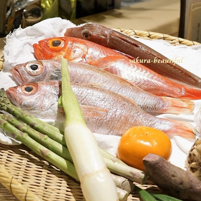 「産直鮮魚のざる見せ」と「生産者こだわりの産直野菜」の大門の和食屋さん『島の恵みと喰らえ 匠』