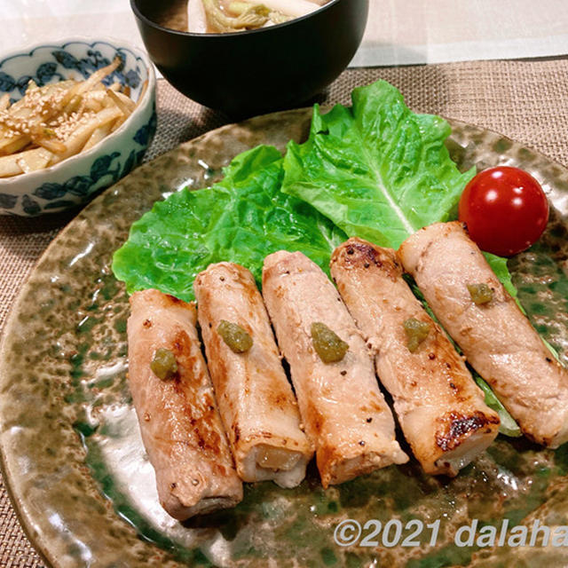 【レシピ】山うどの豚肉巻き ほどよい歯ごたえと爽やかな春の香り感じるソテー