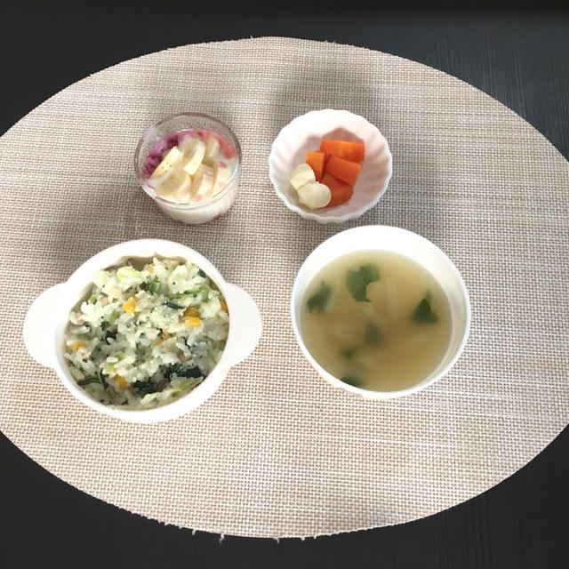 【幼児食】4/16のまとめ☆茄子としめじの甘味噌煮&豚肉と大根の煮物