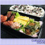 ★4月17日のお弁当 -豚肉とピーマンのカレー炒め-