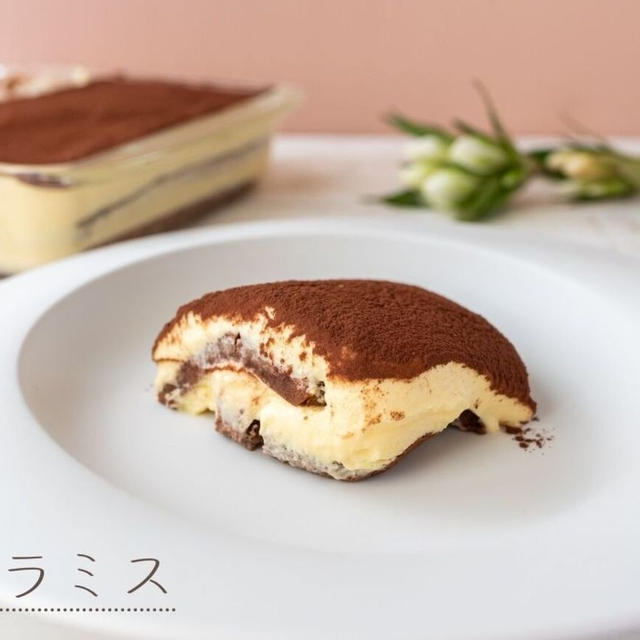 濃厚マスカルポーネ♪誰でも簡単とろーり食感！『本格ティラミス』のレシピ・作り方