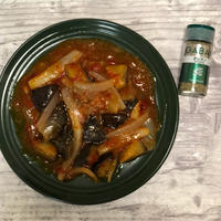 ナスと新玉ねぎのトマト煮