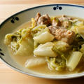 上海風　白菜と鶏もも肉の蒸し煮