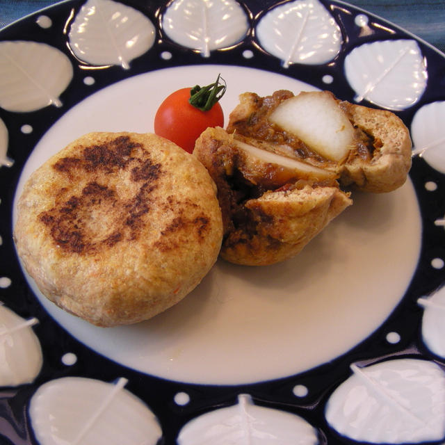 里芋の味噌サブジでお焼きまんじゅう