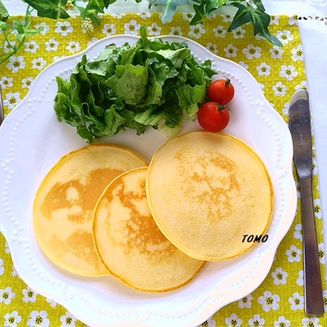 もっちり♪ランチにも！米粉パンケーキ