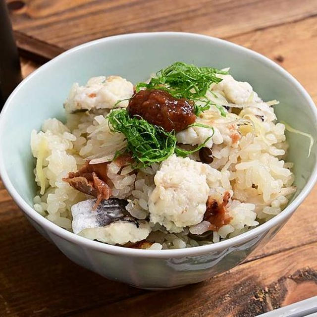 生のハモが手に入ったら「さっぱり鱧と梅干しの釜飯」